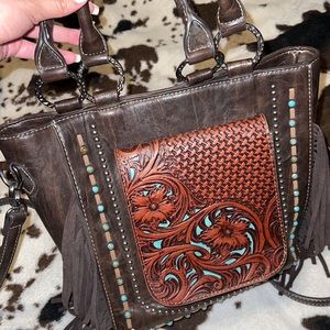 Genuine Leather Trinity Ranch Purse (concealed carry)